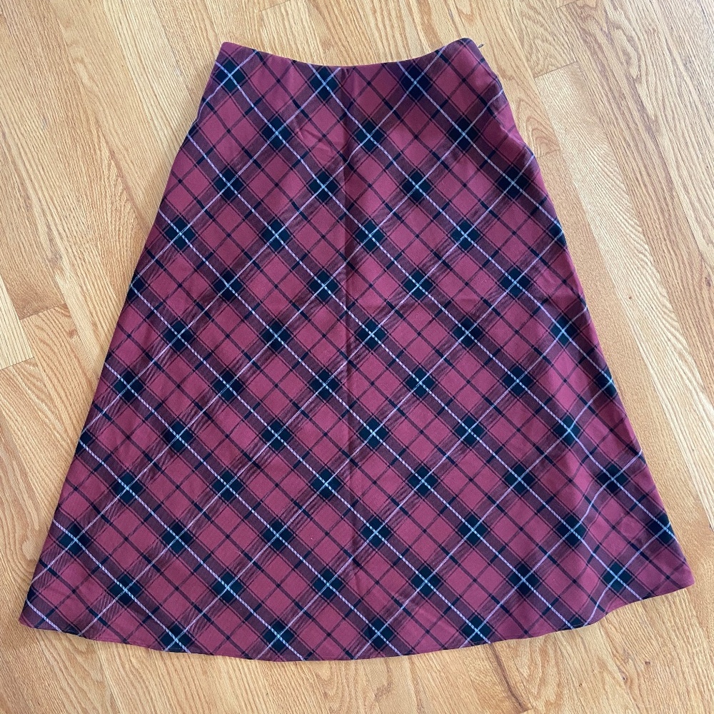Uniqlo Checkered Skirt